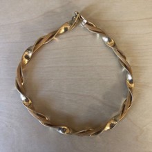 Vintage Goldette Ny Twist Chain Necklace LVF:Necklace-2