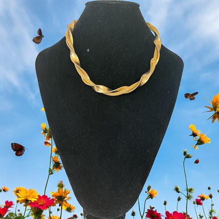 Goldette Ny Twist Chain Necklace A022