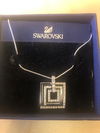 SWAROVSKI Square Pendant lvf:Necklace-1