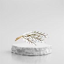 Corocraft Leaf Brooch